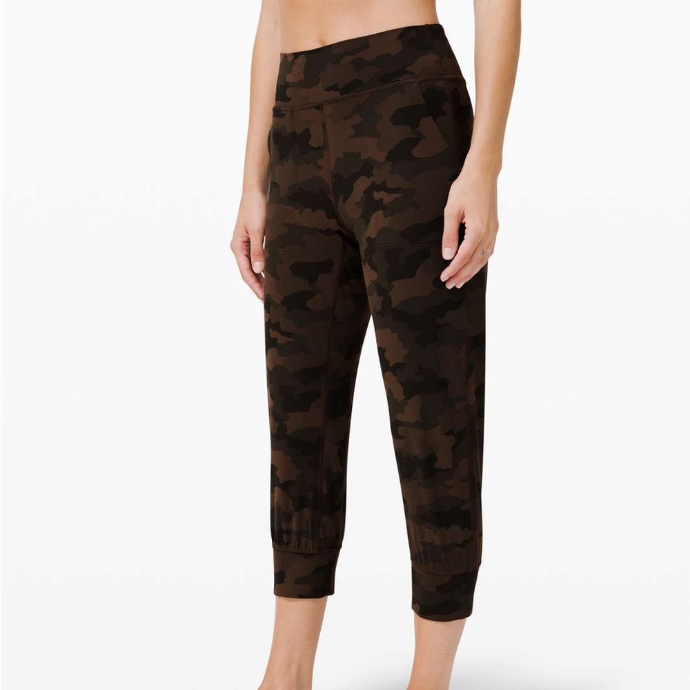 Lululemon Align Jogger Crop *23" Heritage‎ 365 Camo Brown Earth Multi Size 4